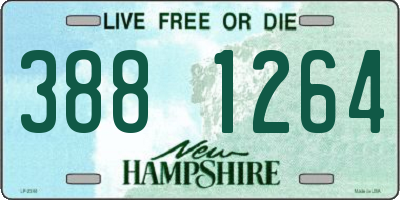 NH license plate 3881264
