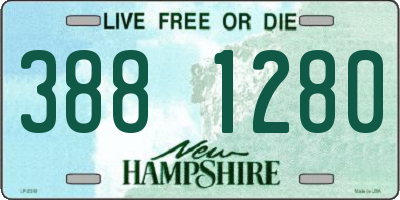NH license plate 3881280