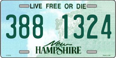 NH license plate 3881324