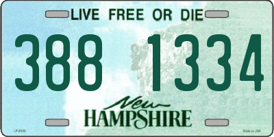 NH license plate 3881334