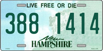 NH license plate 3881414