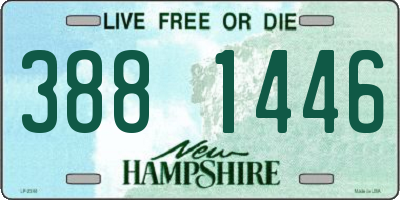 NH license plate 3881446
