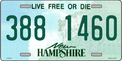 NH license plate 3881460