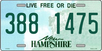 NH license plate 3881475