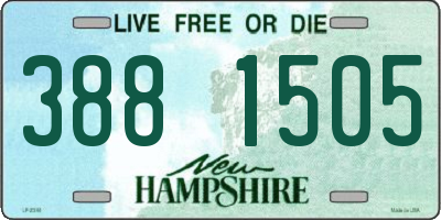 NH license plate 3881505