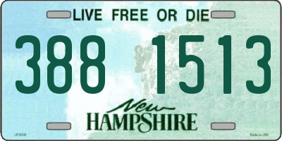 NH license plate 3881513