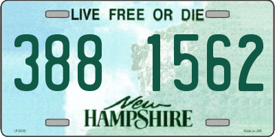 NH license plate 3881562