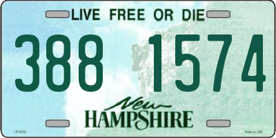 NH license plate 3881574
