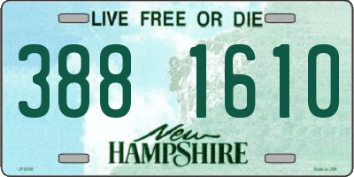 NH license plate 3881610