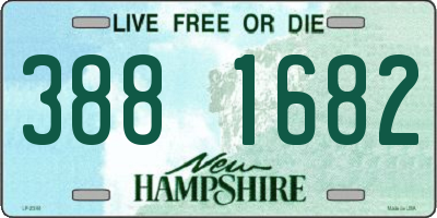 NH license plate 3881682