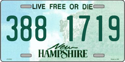 NH license plate 3881719