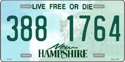 NH license plate 3881764