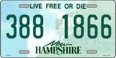 NH license plate 3881866