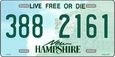 NH license plate 3882161