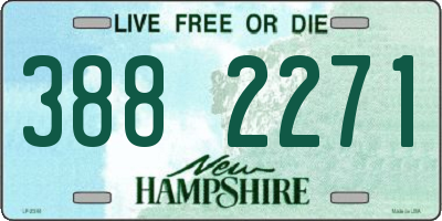 NH license plate 3882271