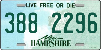 NH license plate 3882296
