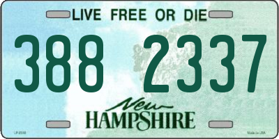 NH license plate 3882337