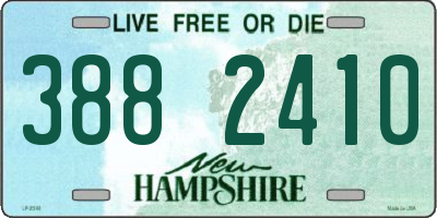 NH license plate 3882410