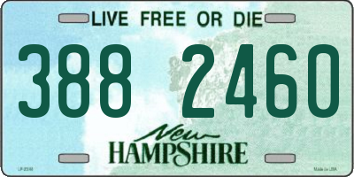 NH license plate 3882460