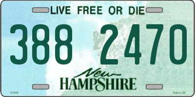 NH license plate 3882470