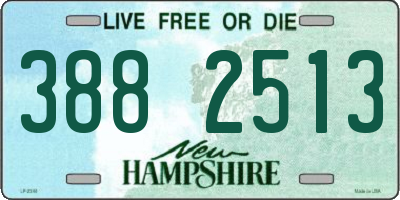 NH license plate 3882513