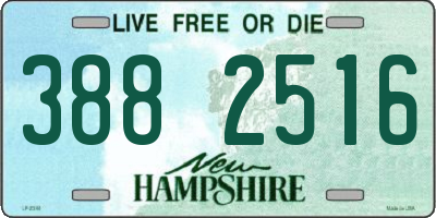 NH license plate 3882516