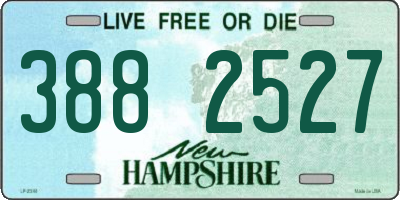 NH license plate 3882527