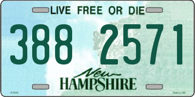 NH license plate 3882571