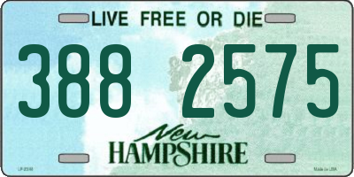 NH license plate 3882575