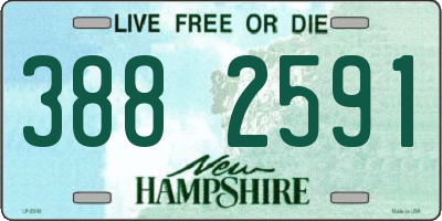 NH license plate 3882591