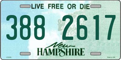 NH license plate 3882617