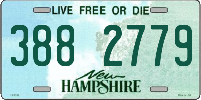 NH license plate 3882779