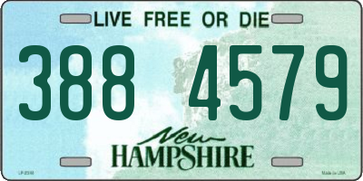 NH license plate 3884579
