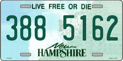 NH license plate 3885162