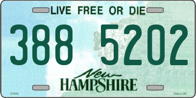 NH license plate 3885202