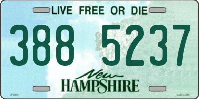 NH license plate 3885237