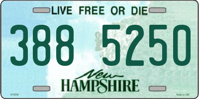 NH license plate 3885250