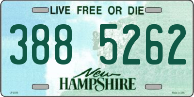 NH license plate 3885262