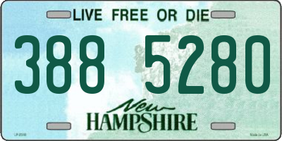 NH license plate 3885280