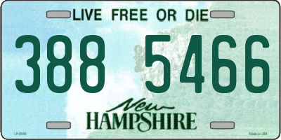 NH license plate 3885466