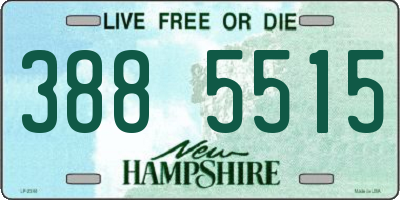 NH license plate 3885515