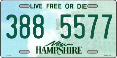 NH license plate 3885577