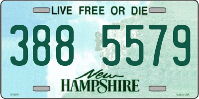 NH license plate 3885579
