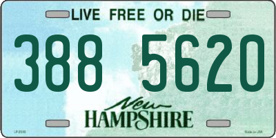 NH license plate 3885620