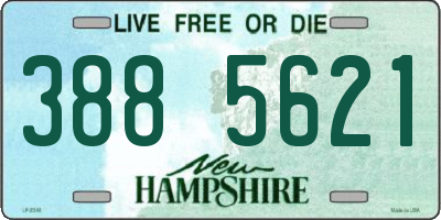NH license plate 3885621
