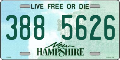 NH license plate 3885626