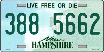 NH license plate 3885662