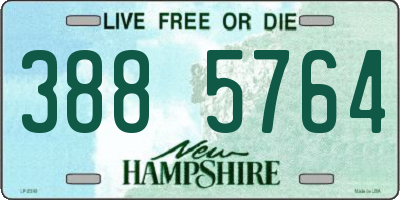 NH license plate 3885764