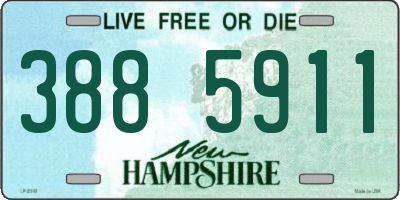 NH license plate 3885911