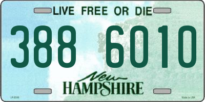 NH license plate 3886010